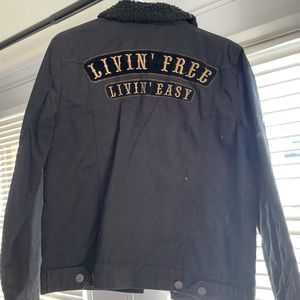 LIRA Black Moto Jacket